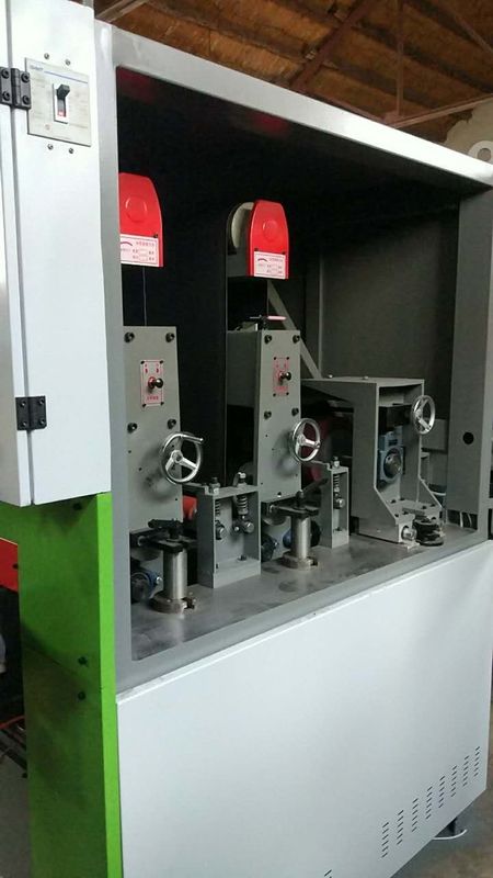 Two Edge Rounding Deburring Machine For Aluminum / Copper