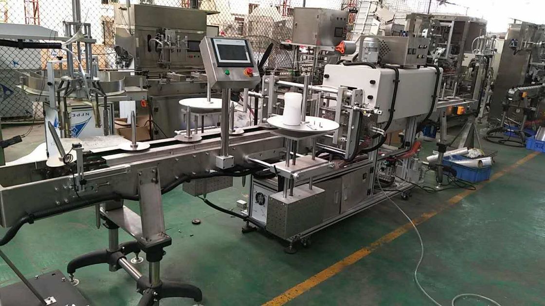 Durable Metal Deburring Machine With Two Deburring Discs / Two Edge Rounding Discs